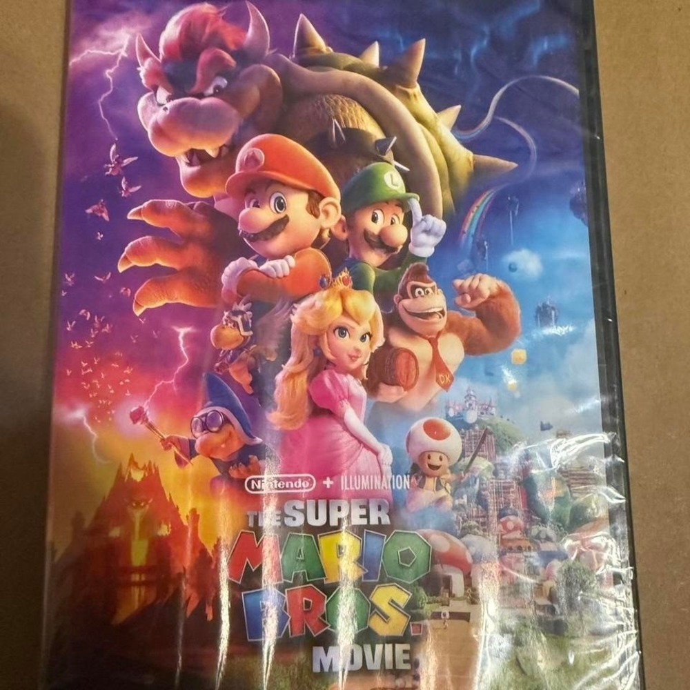 Super Mario Brothers Movie DVD Nintendo‎ Sealed